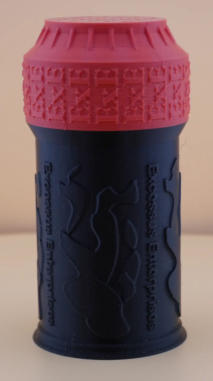 Full view of top and container