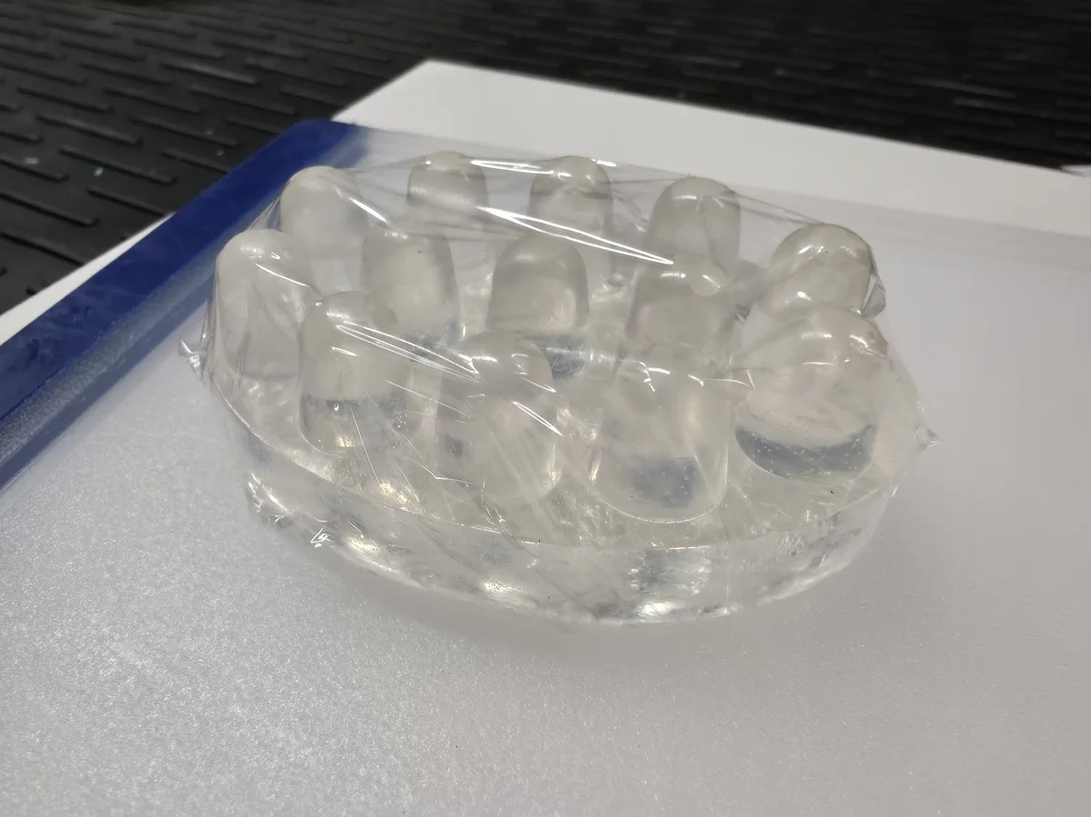 Second clear soap sample image from the ExE Fabrication set.