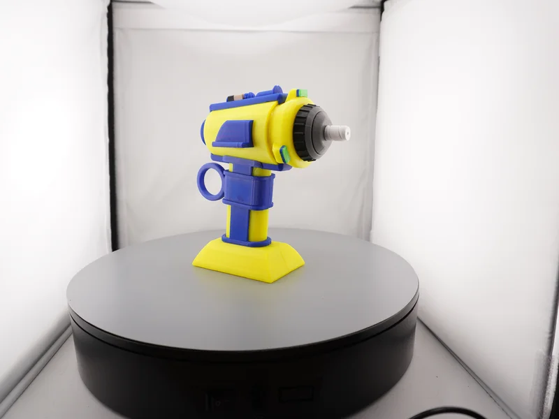 Laser Drill card image showing a completed studio build.